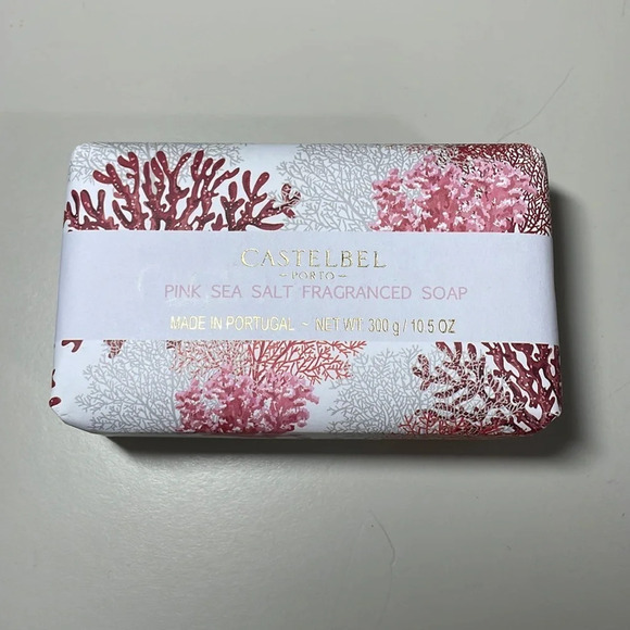 Castelbel Porto Pink Sea Salt Fragranced Soap 10.5 oz Luxury Bar Portugal - Picture 1 of 5